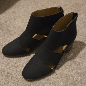 Lucky Brand Black Ankle Booties